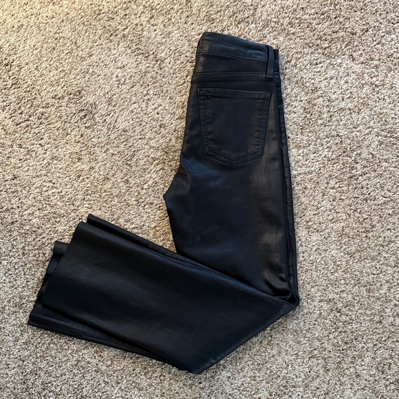 Just Black Pants - NWT Black wax coated pants